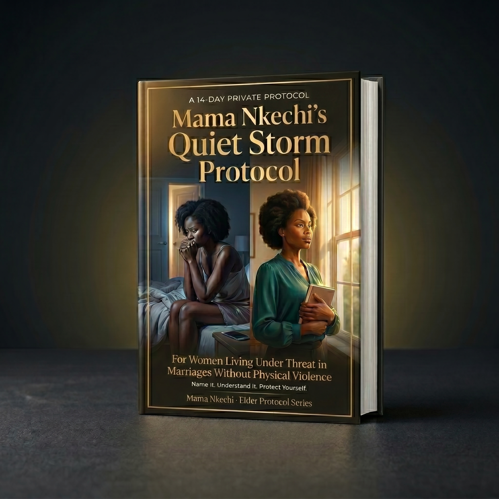 Mama Nkechi's Quiet Storm Protocol — 3D Book Mockup